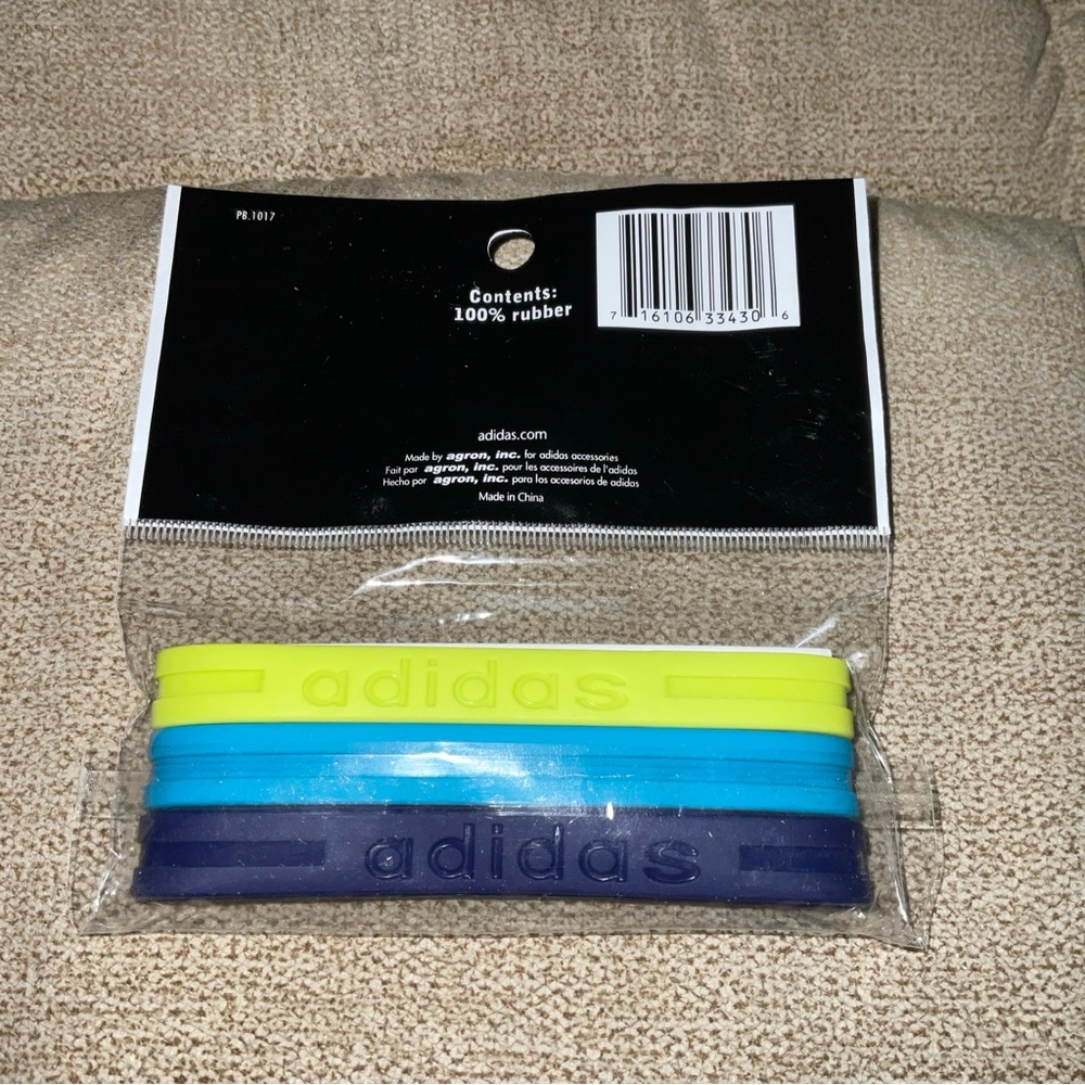 NEW Adidas SUPERSTAR Stripes Baller Bands Wrist Stripes Aspire Achieve Adidas - Picture 2 of 6